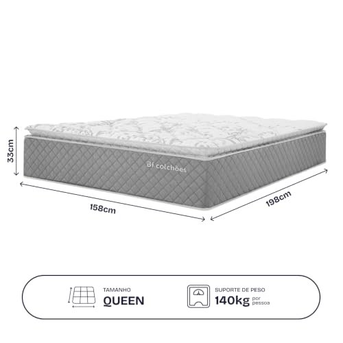 Colchão Queen BF Colchões Premium Sleep - imagem 2