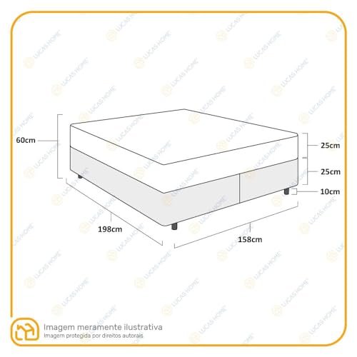 Cama Box + Colchão de Molas Ensacadas - AirTech SpringPocket - Ortobom (Branco, Queen) - imagem 2