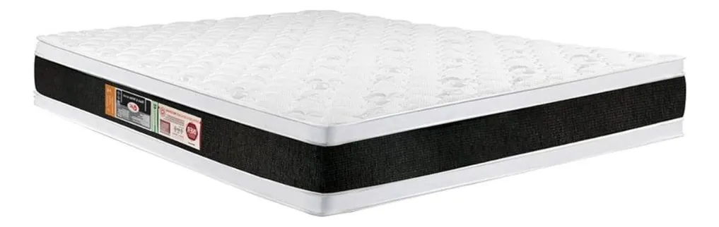 Colchão Castor D45 Black White Air Double Face Queen 158