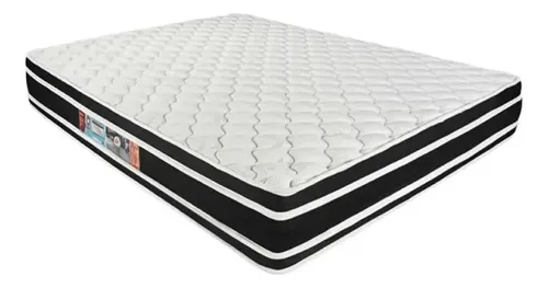 Colchão Queen 158cm Espuma Air D33 Double Face Castor Cor Preto - imagem 2