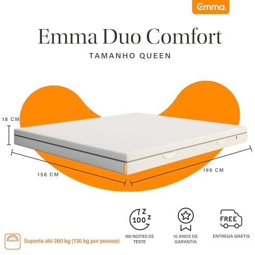 Emma Colchão Queen Duo Comfort 18cm - imagem 2