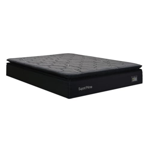 Colchão Queen Espuma D45 Pillow Top Suport Prime